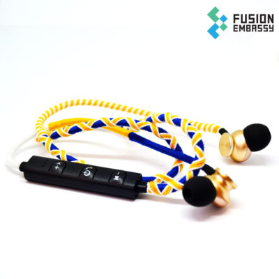 Tribal warrior – yellow/blue/white